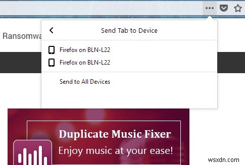 PCとスマートフォンでFirefoxのタブを同期・送信する方法
