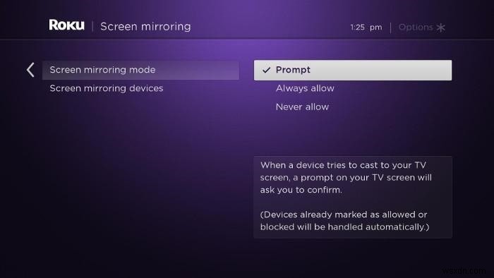 iPhone を Roku TV に接続して画面をミラーリングする方法