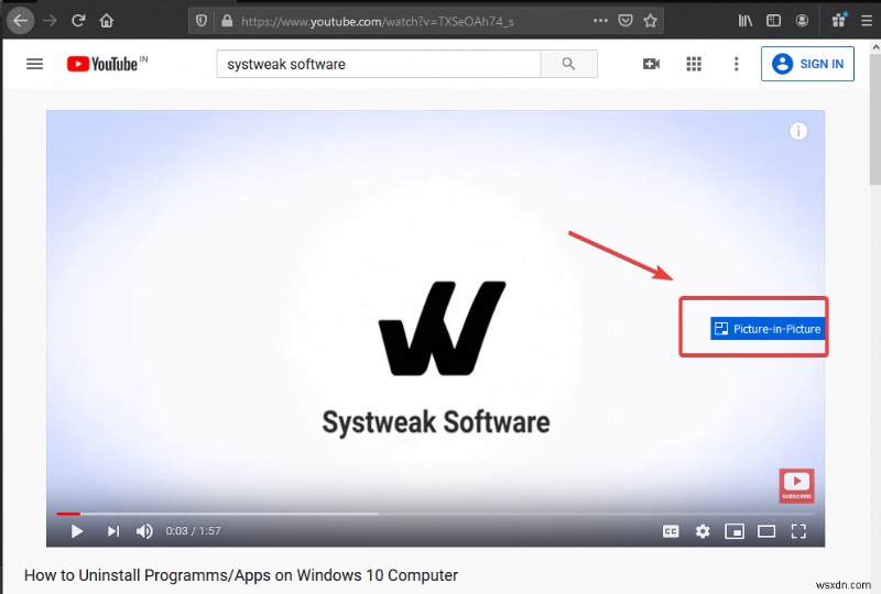 Firefoxでピクチャーインピクチャー(PIP)モードを有効にする方法を徹底解説