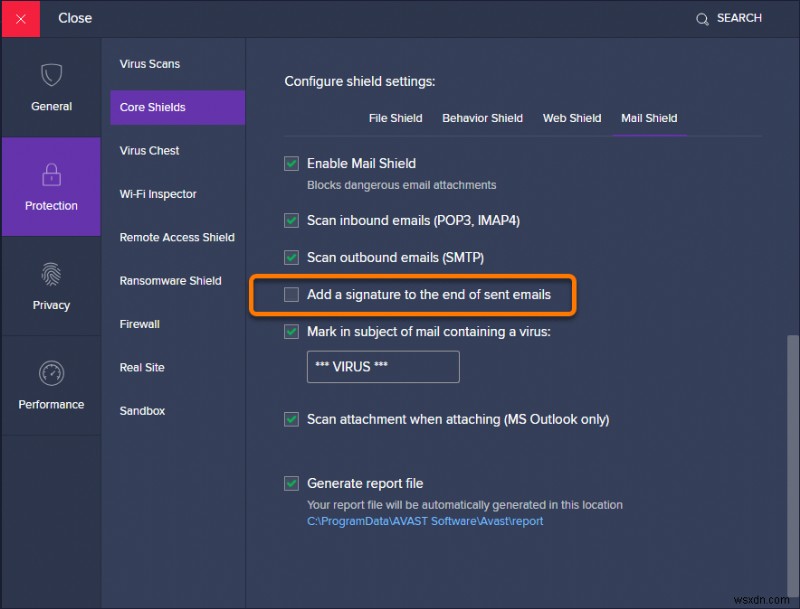 Avast（アバスト）のメール署名を削除・無効化する方法【手順を画像付きで解説】