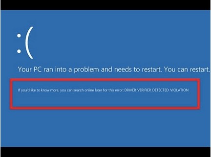 Driver Verifier Detected Violationエラーの原因と解決方法【Windows 10】