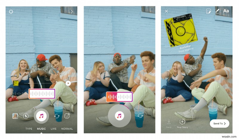Instagramストーリーに音楽を追加する4つの方法【ミュージック機能・Spotify・SoundCloud・Pandora】