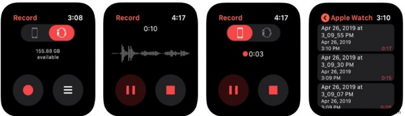 Apple Watchで使えるおすすめボイスレコーダーアプリ5選【録音・編集・共有対応】