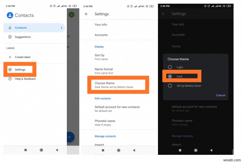 【アプリ別ガイド】Google公式アプリでダークモードを有効にする方法