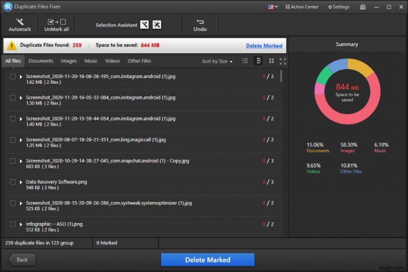 重複ファイル修正ツール「Duplicate Files Fixer」でデバイスの容量を一気に解放しよう
