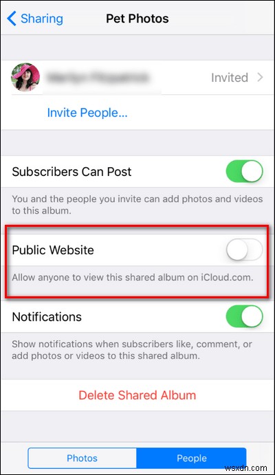 iCloudの写真をAndroidユーザーと共有する方法!たった1つの設定変更で誰でも閲覧可能に
