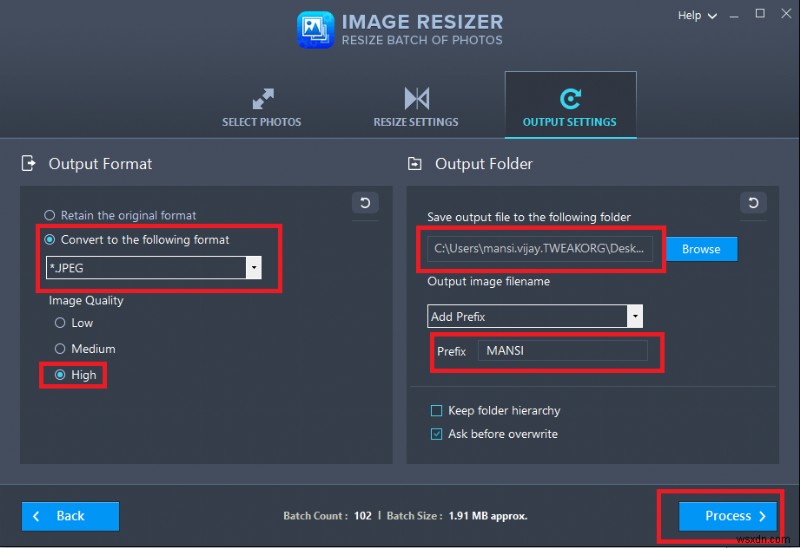 Windowsで画質を劣化させずに画像のサイズを変更する方法