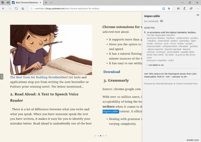 読書好き必見!Microsoft Edgeの「閲覧モード」と「内蔵辞書」の使い方