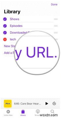 URLを使ってAppleポッドキャストに番組を追加する最も簡単な方法