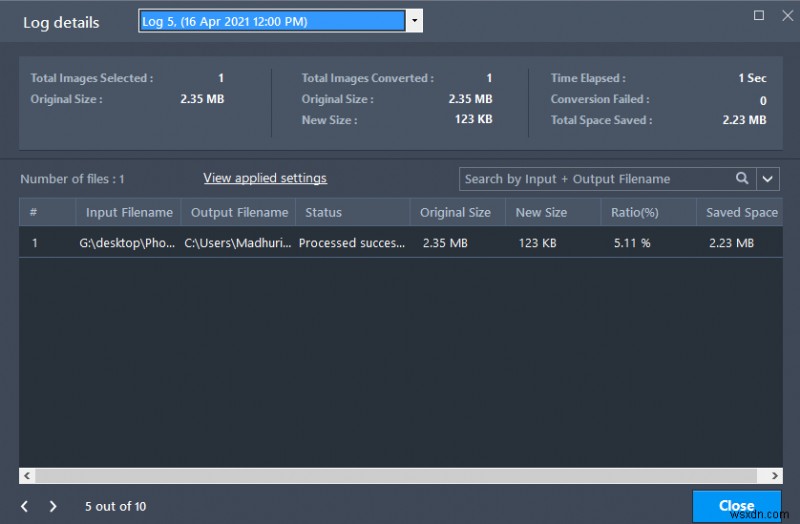 Windows 10でImage Resizerを使ってJPGをPNGに変換する方法