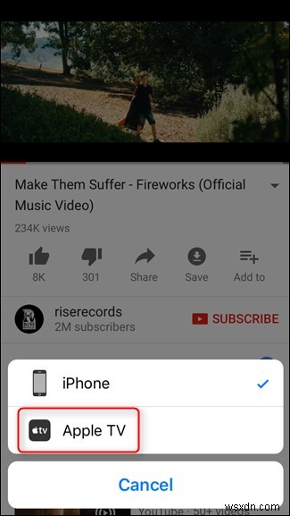 AirPlayを使ってiPhoneの動画や音楽をApple TVの大画面で楽しむ方法