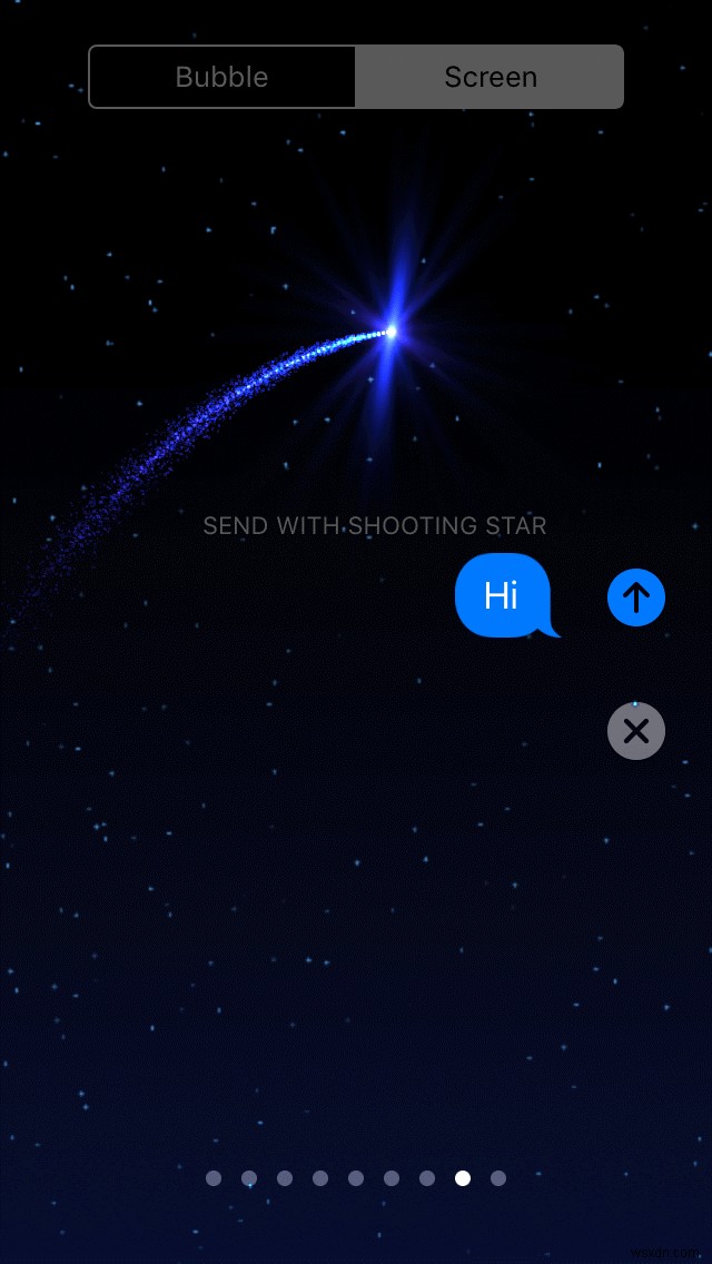 iMessageで画面効果を使う方法!9種類のエフェクトでメッセージを彩ろう