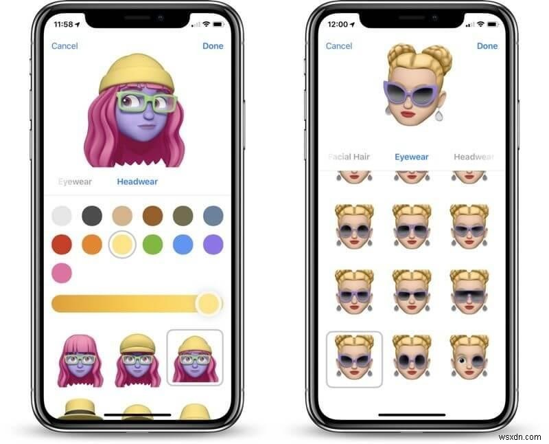 iOS 12ベータ版で自分だけのMemoji（メモジ）を作る方法