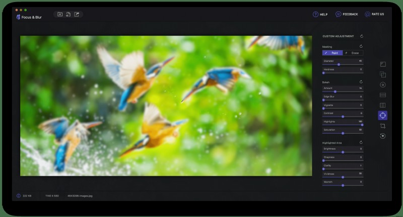 Mac用アプリ「Focus & Blur」でフォーカスとぼかしを操り、思い出の写真を美しく際立たせる方法