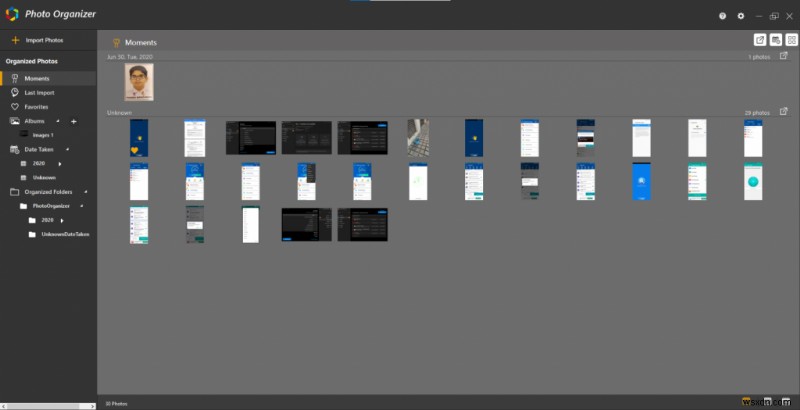 Photo Organizerアプリで複数の画像名を一括変更する方法