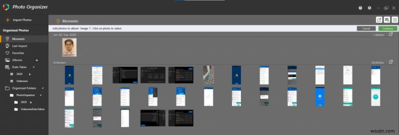 Photo Organizerアプリで複数の画像名を一括変更する方法