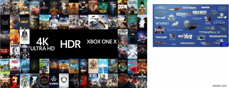 Xbox One X vs PlayStation 4 Pro 徹底比較:勝つのはどっち?