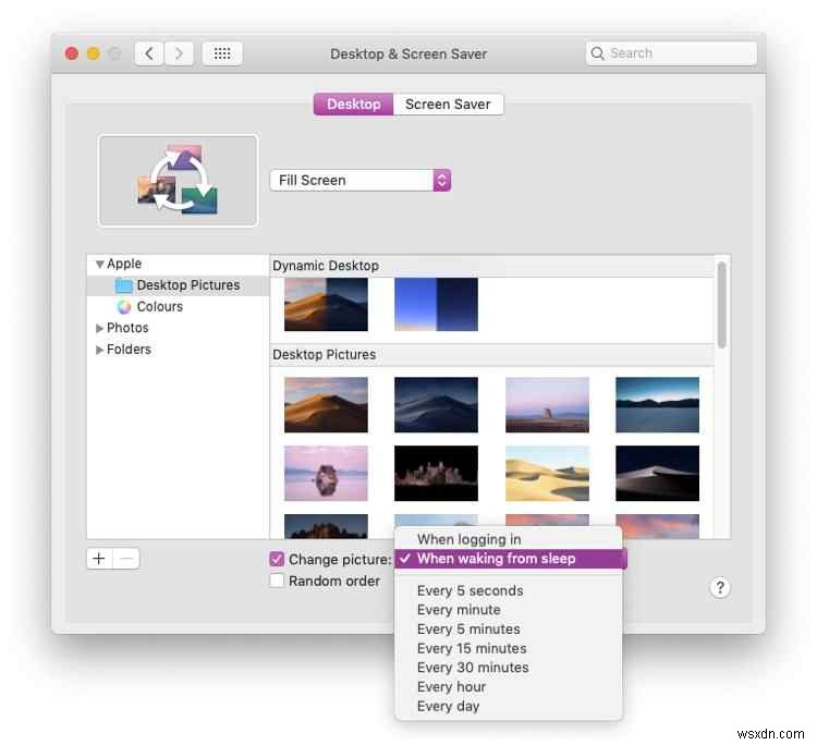 Macの壁紙(背景)を変更する方法|カスタム画像や自動切り替え設定も解説