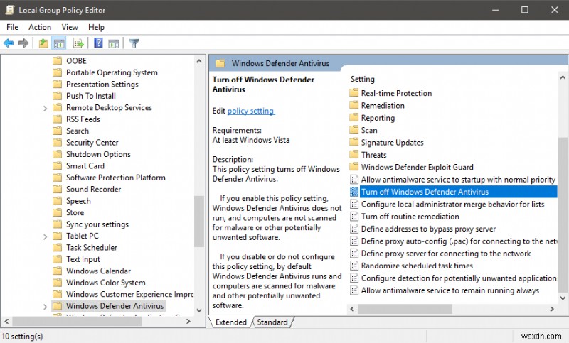 Windows 10でWindows Defenderを無効にする方法|3つの手順を徹底解説