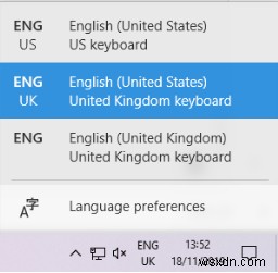 Windows 10でキーボードの言語を変更する3つの最適な方法