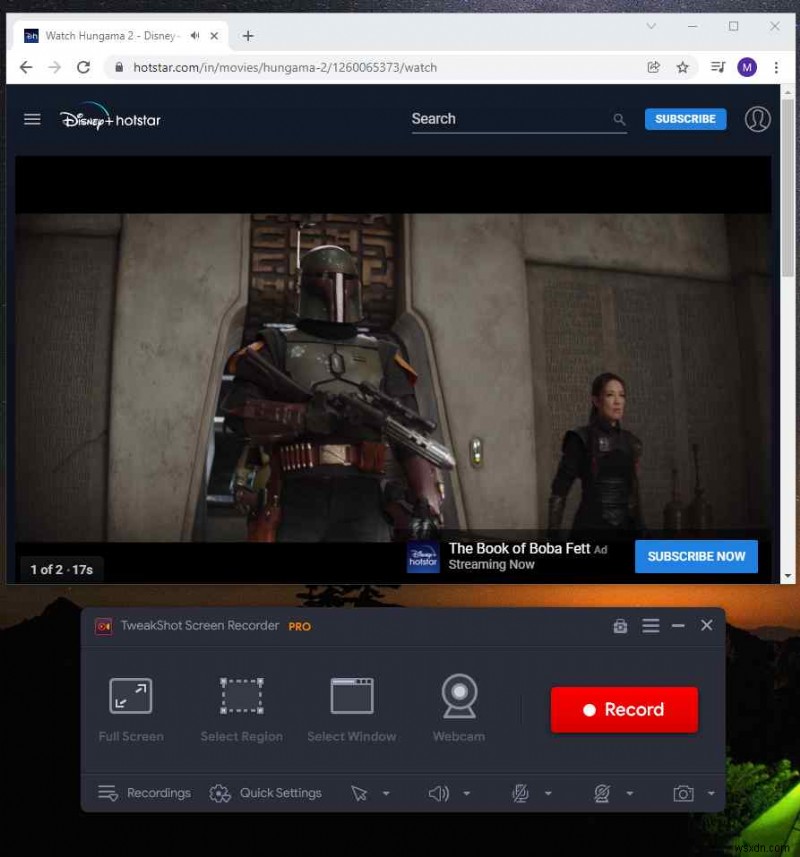WindowsでDisney+を画面録画する方法｜音声付き録画の手順をステップ解説
