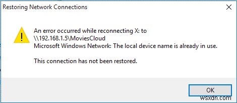 Windows 10 PC(2022年版)で「ローカル デバイス名は既に使用されています」エラーを修正する4つの方法