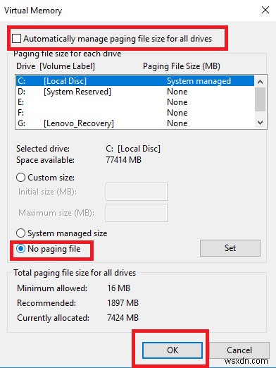 Windows 10でページファイル（pagefile.sys）をクリアしてPCの動作を高速化する方法