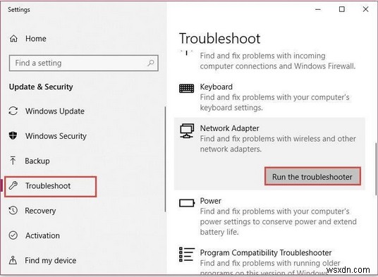 【解決済み】Windows 10でネットワークアダプターが見つからないときの対処法