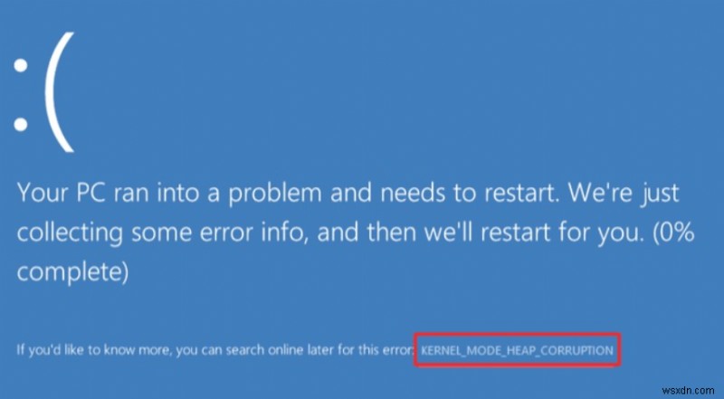 【解決済み】Windows 10で発生する「カーネルモードヒープ破損」エラーの直し方