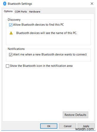 Windows 10でBluetoothオーディオデバイスとワイヤレスディスプレイに接続できない場合の対処法