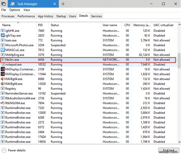 NisSrv.exeとは?Windows 10でメモリ使用量が高くなる問題の原因と対処法を徹底解説
