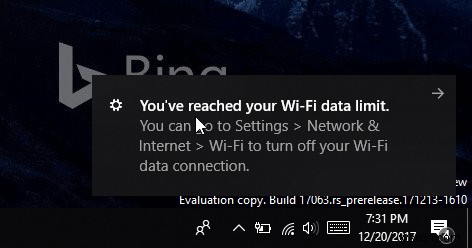 Windows 10でデータ使用量の上限を設定し、通信量を削減する方法