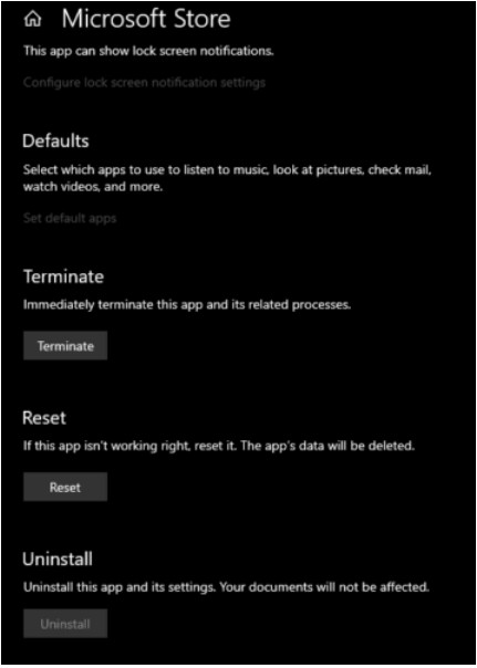 Windows 10でMicrosoft Storeのエラー0x80070005を解決する方法