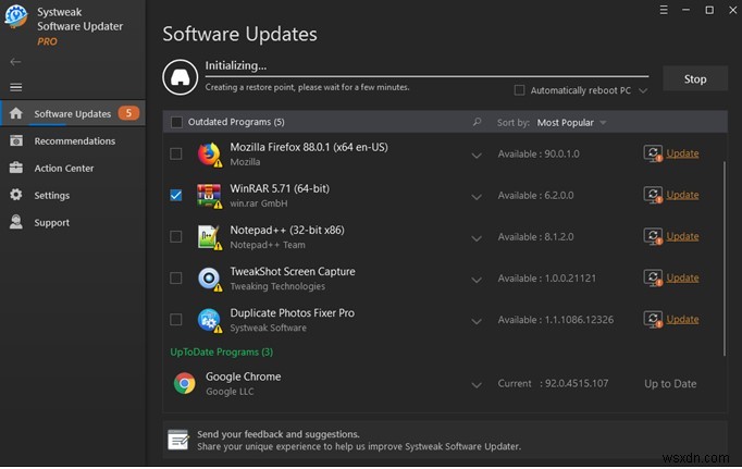 Windows 10 PCでサードパーティ製ソフトウェアを更新する方法【Systweak Software Updater活用ガイド】