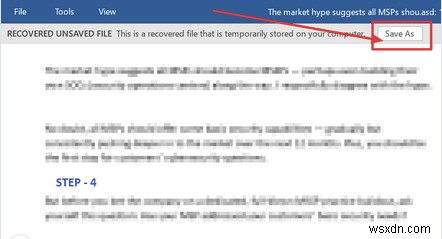 Windows 10で削除・未保存のWord文書を復元する3つの簡単な方法