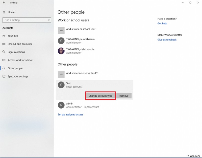 Windows 10でユーザーアカウントの種類を変更する3つの方法