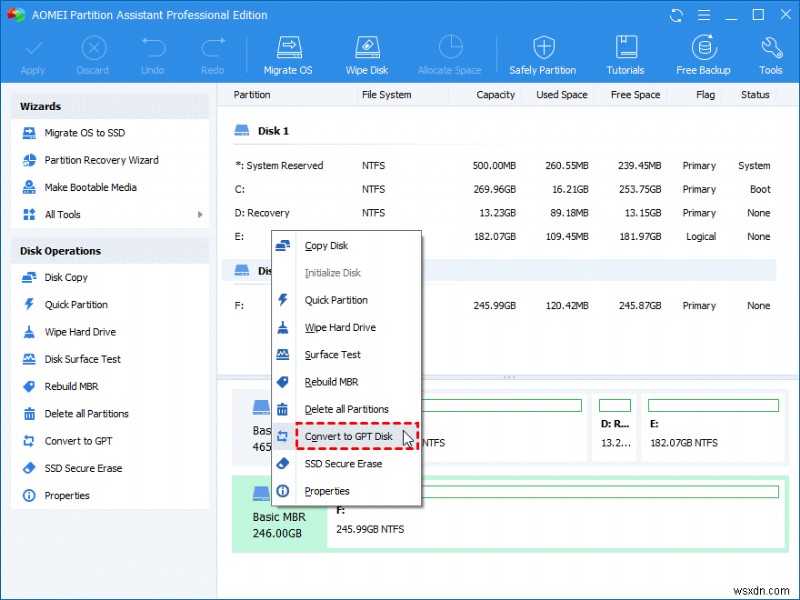 Windows 10/8/7でデータを失わずにMBRをGPTに変換する方法