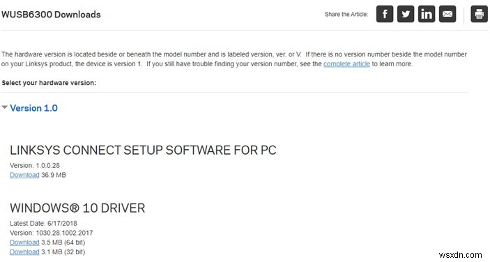 Windows 10でLinksys WUSB6300ドライバをダウンロード・インストールする方法を徹底解説