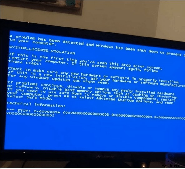 Windows 10で発生する「SYSTEM_LICENSE_VIOLATION」エラーを解決する4つの方法
