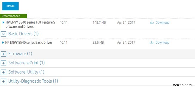 Windows 10でHP Envy 5540ドライバーをダウンロード・インストールする2つの方法