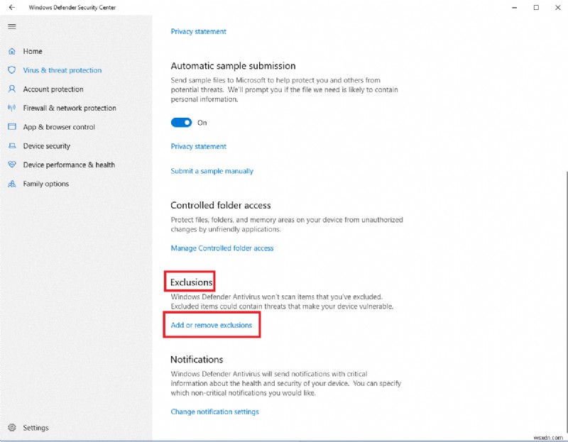 【保存版】Windows 10でWindows Defenderのスキャン対象からファイルやフォルダーを除外する方法