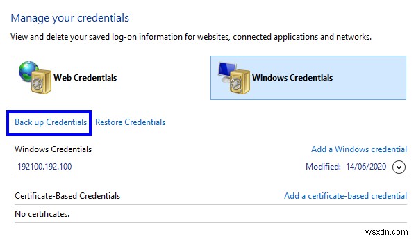 Windows 11/10 PC(2022年版)で「資格情報マネージャー」にアクセスして活用する方法