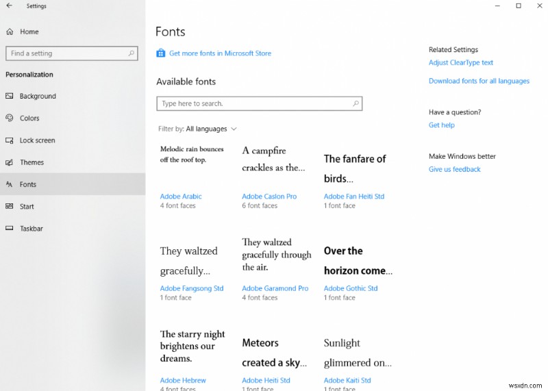 Windows 10のフォント設定ガイド|フォントの追加・削除・ダウンロード・プレビュー方法