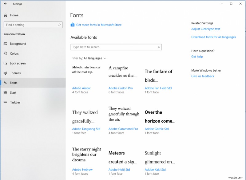 Windows 10のフォント設定ガイド|フォントの追加・削除・ダウンロード・プレビュー方法