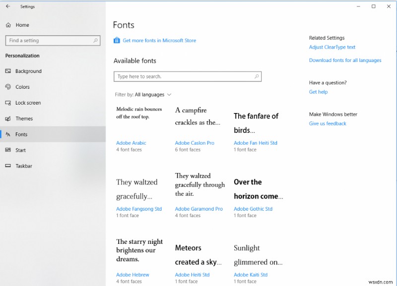 Windows 10のフォント設定ガイド|フォントの追加・削除・ダウンロード・プレビュー方法