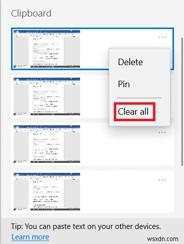 Windows 10でクリップボードをクリアする方法|履歴を完全に削除する4つの手順