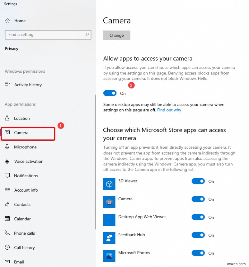 Windows 10でMicrosoft Teamsのカメラが動作しない問題を解決する方法