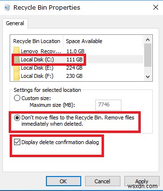 【Windows 10】ファイルをごみ箱に移動せずに直接・完全に削除する2つの方法