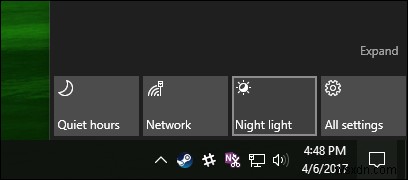 Windows 10の「ナイトライト」機能で目の疲れを和らげる方法