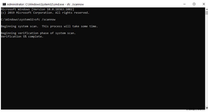 Windows 10で「Shell Infrastructure Hostは動作を停止しました」エラーを修正する5つの方法